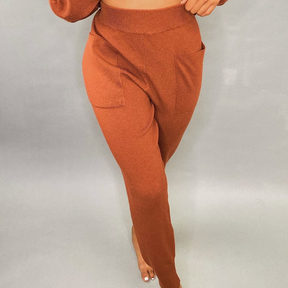 'ADMIN' Waffle Knit Lounge Pants